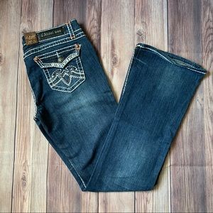 LA Idol Denim Embroidered Jeans Size 11